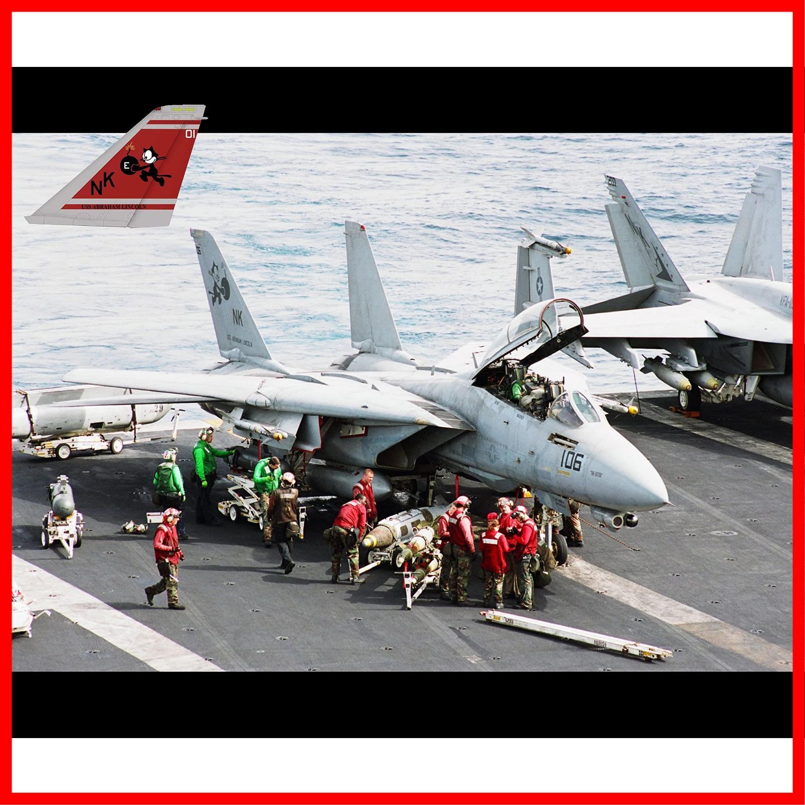 J トムキャットのマウスパッド フォトパッド 世界の戦闘機シリーズ F 14 戦闘機