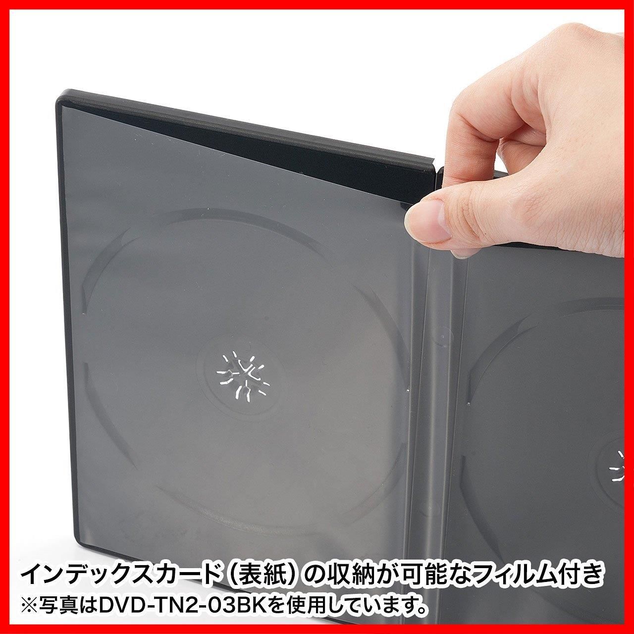 セット ブラック DVD TN 4 10 BK DVDトールケース 収納 サンワサプライ