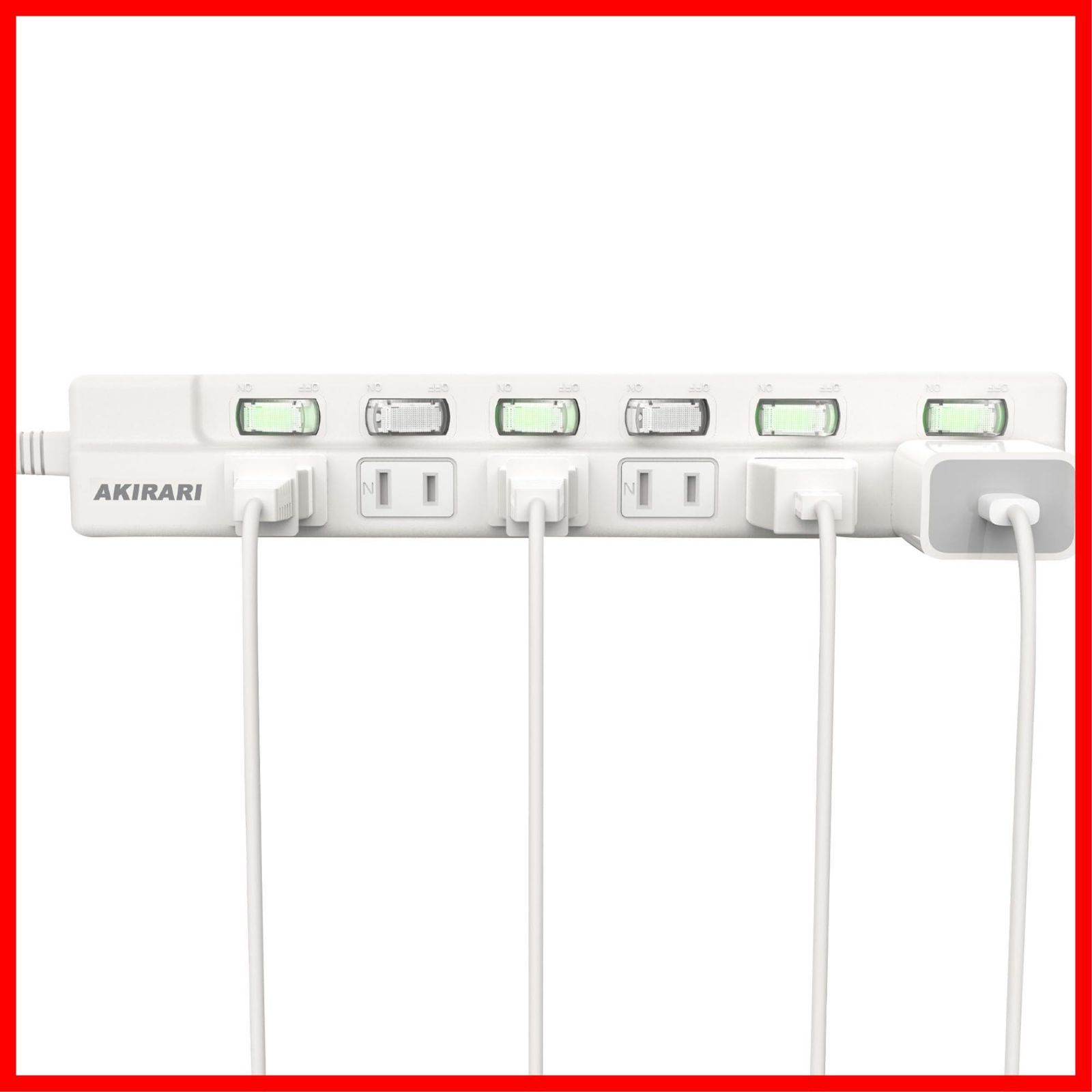 付き 壁掛け 卓上に OAタップ 雷ガード 3 m 2 1 電源コード テーブルタップ たこあしコンセント おしゃれ 白 火災予防安全タップ スイングプラグ ほこりシャッター付 個別スイッチ 口 スイッチ付き 電源