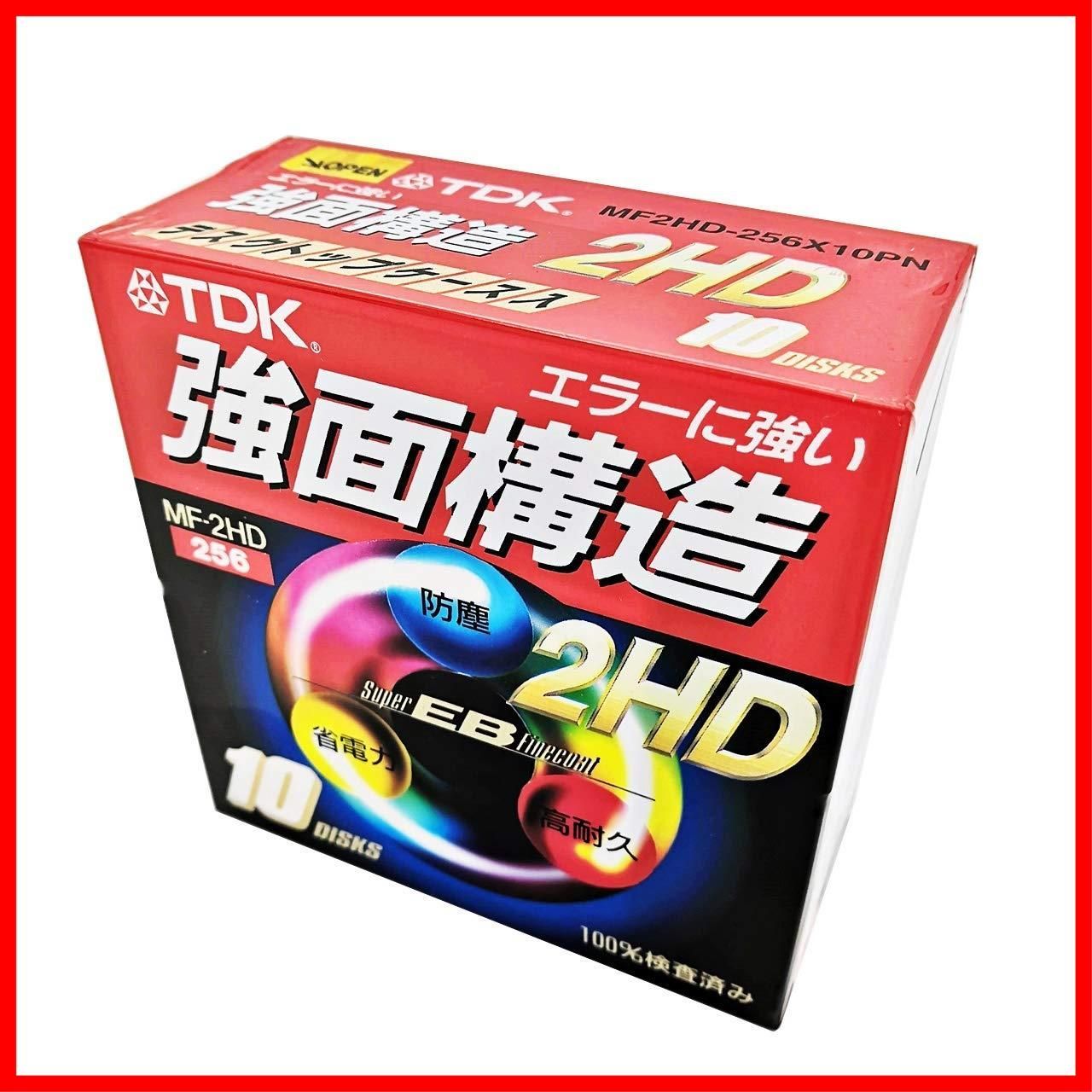 商品 10 DISKS 強面構造フロッピー み MF 2 HD TDK