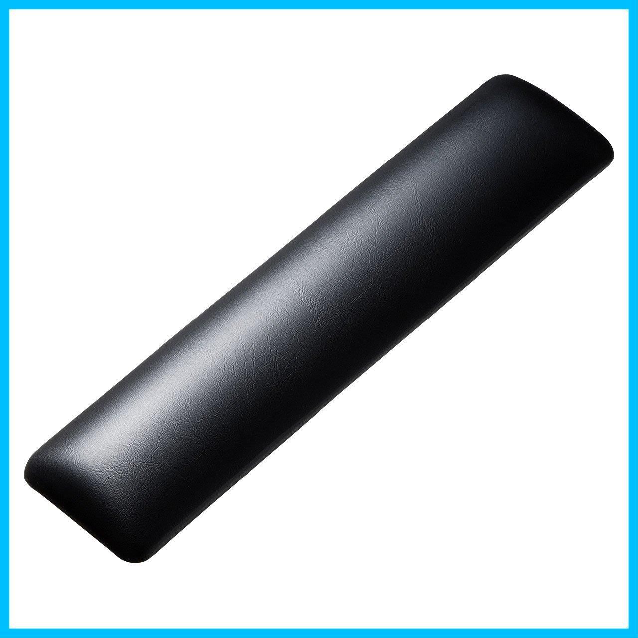 TOK-GELPNLBK キーボード用リストレスト レザー調素材 ブラック サンワサプライ