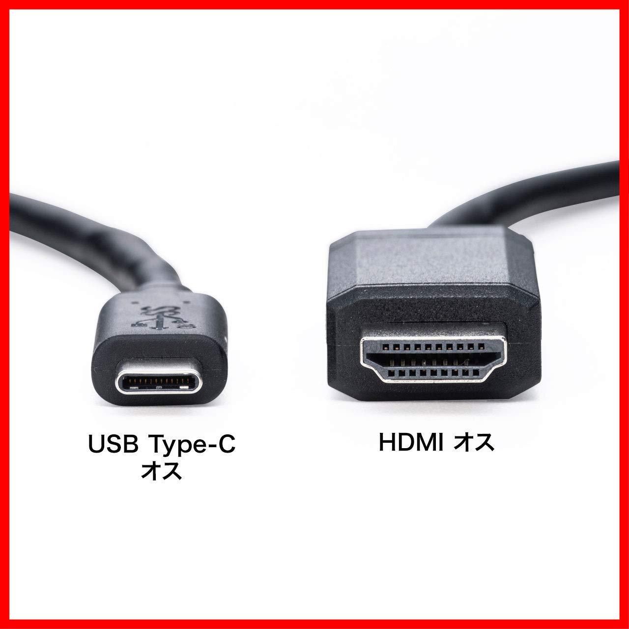ブラック 3 m オス KC ALCHD 30 Type Cオス HDMI C HDMI変換ケーブル USB サンワサプライ