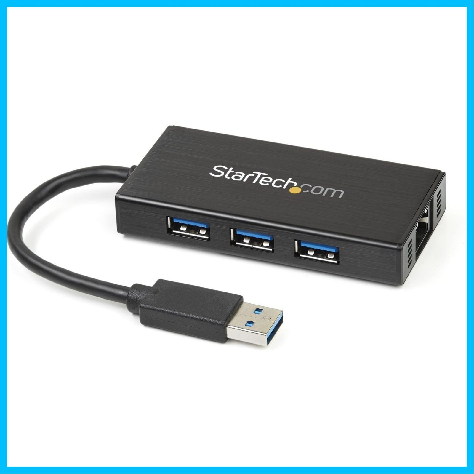 数量 USBハブ GbE アルミ筐体 ギガビットイーサネット対応LANアダプタ搭載 ポータブル 3 0ハブ 3ポートUSB StarTech com
