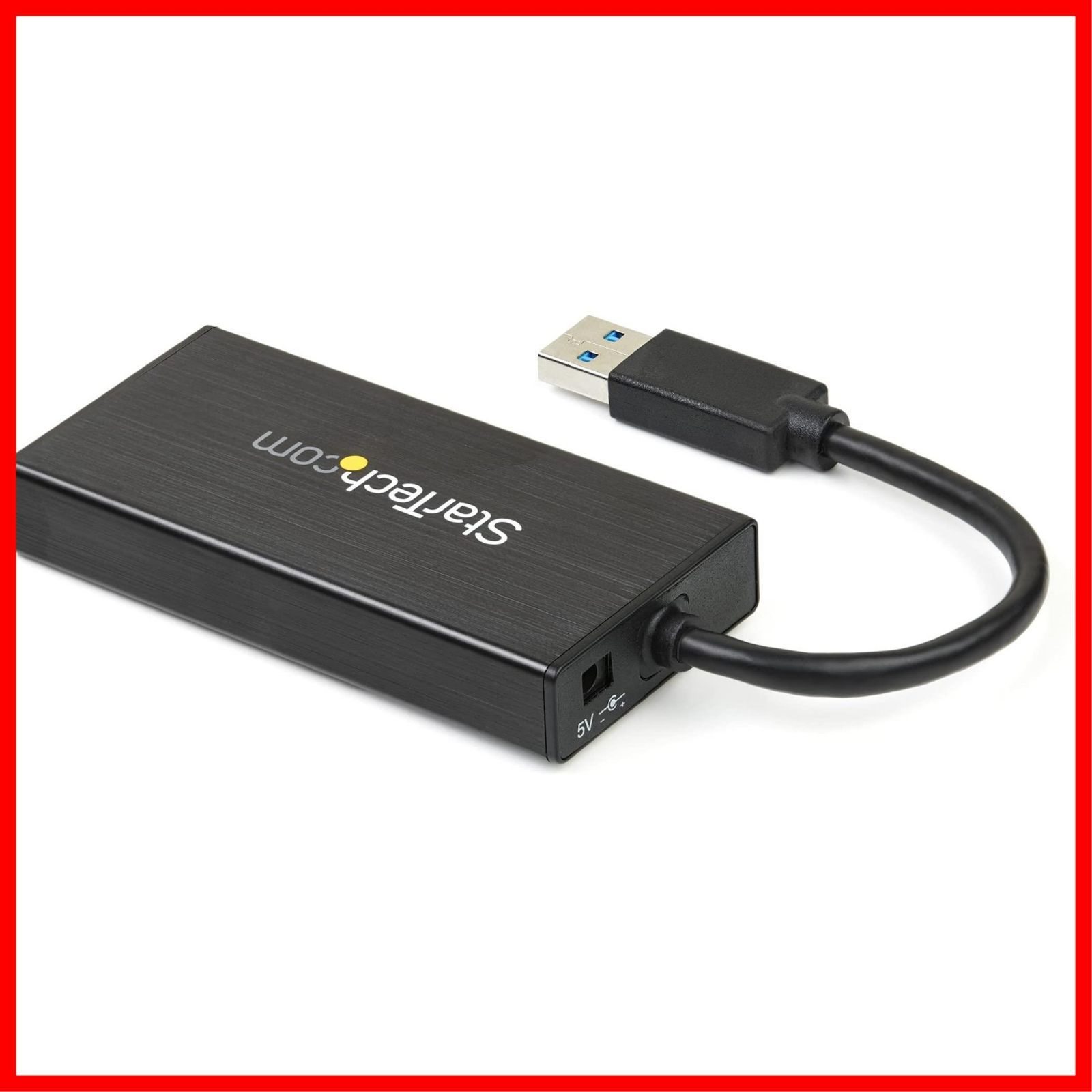  数量 USBハブ GbE アルミ筐体 ギガビットイーサネット対応LANアダプタ搭載 ポータブル 3 0ハブ 3ポートUSB StarTech com その他 文房具 事務用品