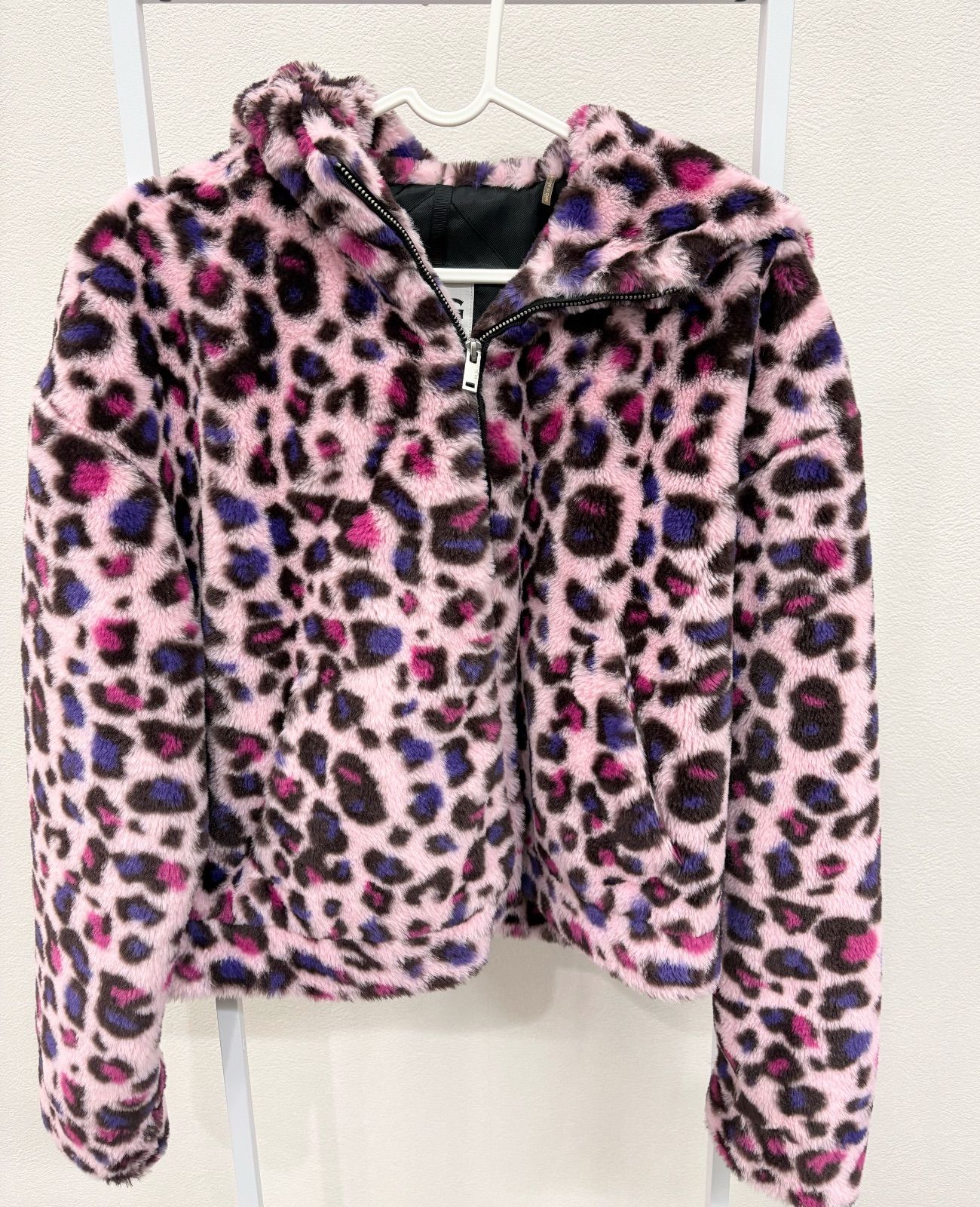 UGG レオパード フェイクファー ショートジャケット