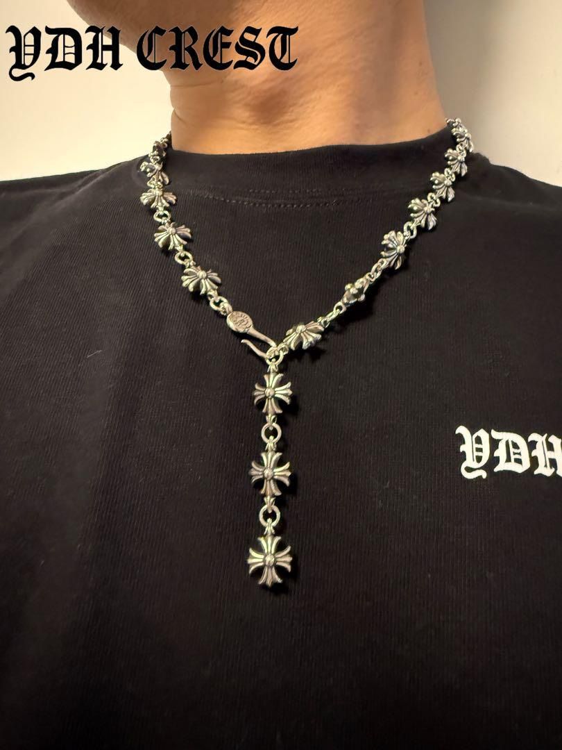 ⭐️ZJKSET　十字架デザインネックレス＆ブレスレットセット　刻印有り メンズ ⭐️ZJKSET 十字架デザインネックレス＆ブレスレットセット