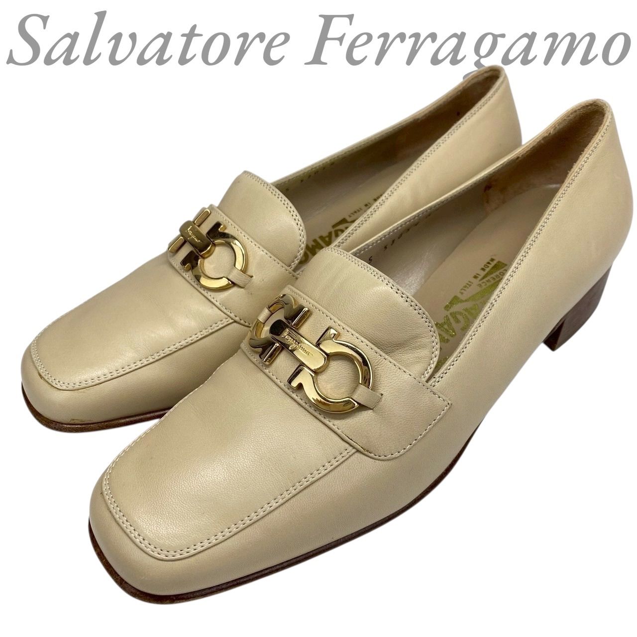 B4176】Salvatore Ferragamo サルヴァトーレフェラガモ ガンチーニ