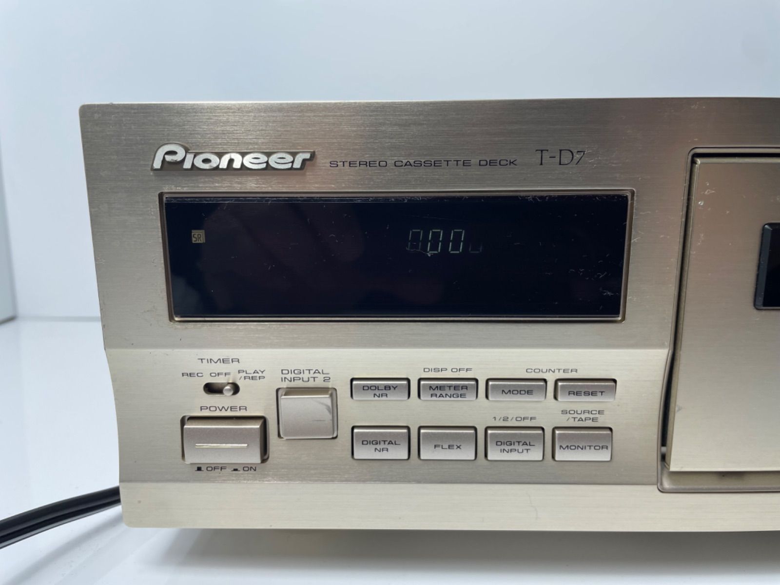 パイオニア 3ヘッドシングルカセットデッキ T-D7 : 家電