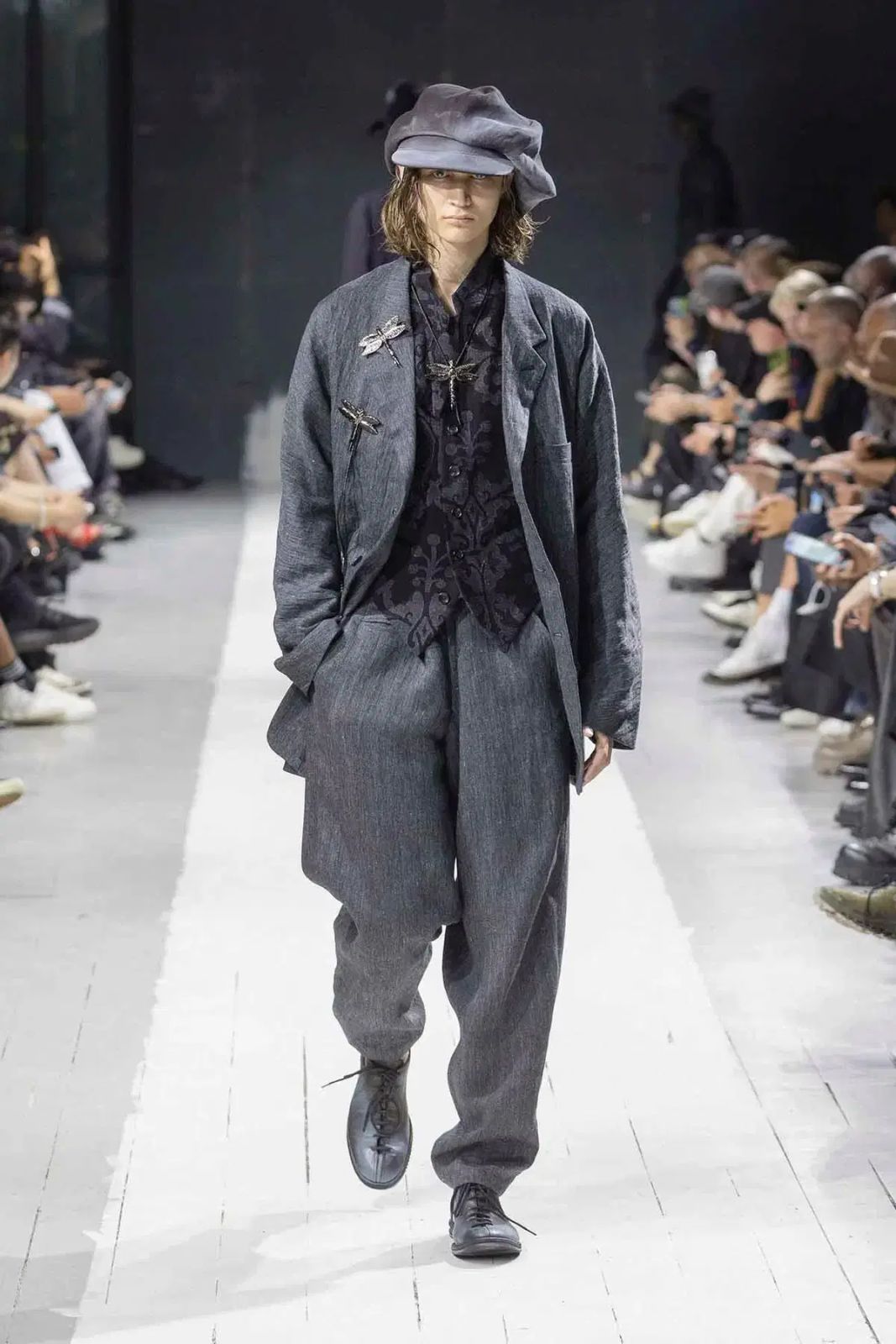 2023aw ヨウジヤマモト プールオム リネン ジャケット YOHJI YAMAMOTO ヨウジヤマモト プール オム 24ss リネン ジャケット