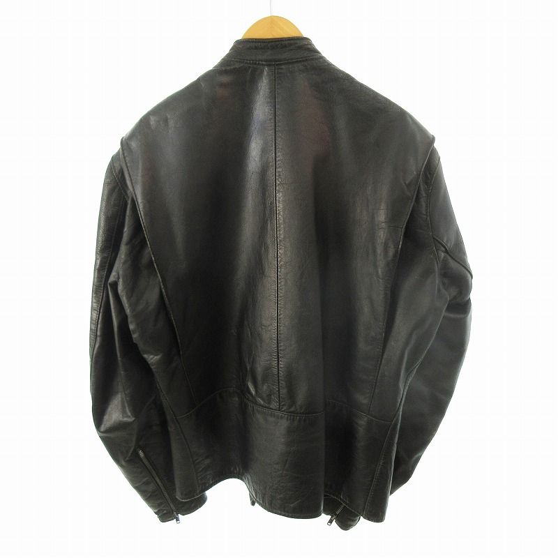 60S 70S Brooks ブルックス シングル ライダース レザー ジャケット