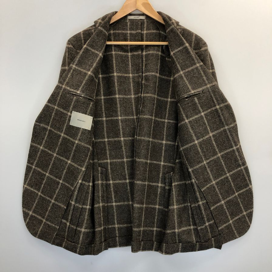 ボリオリ テーラードジャケット お買い得品 ドーバー チェック柄