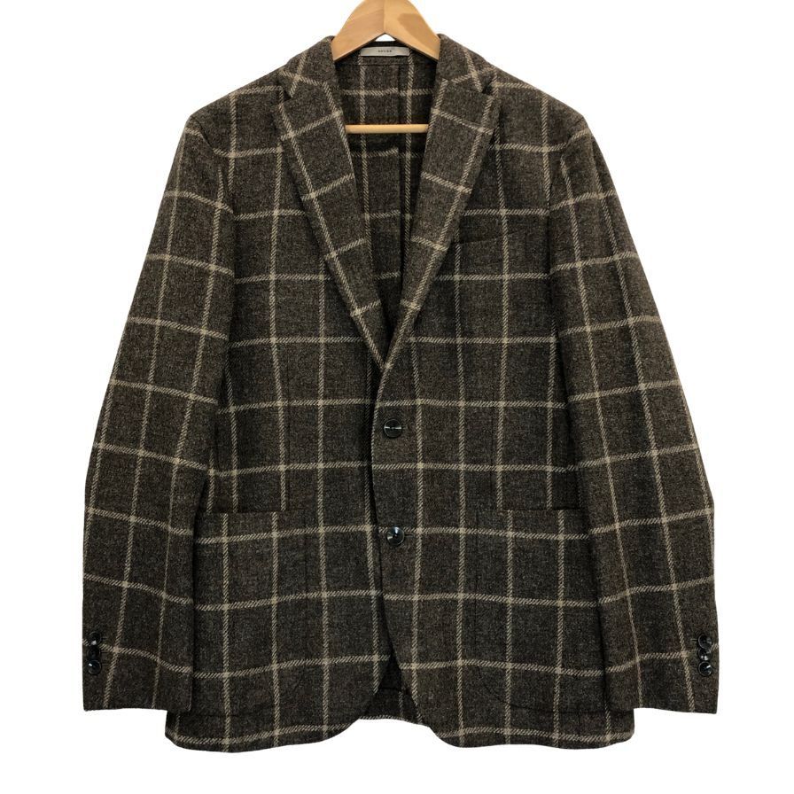 ボリオリ テーラードジャケット お買い得品 ドーバー チェック柄