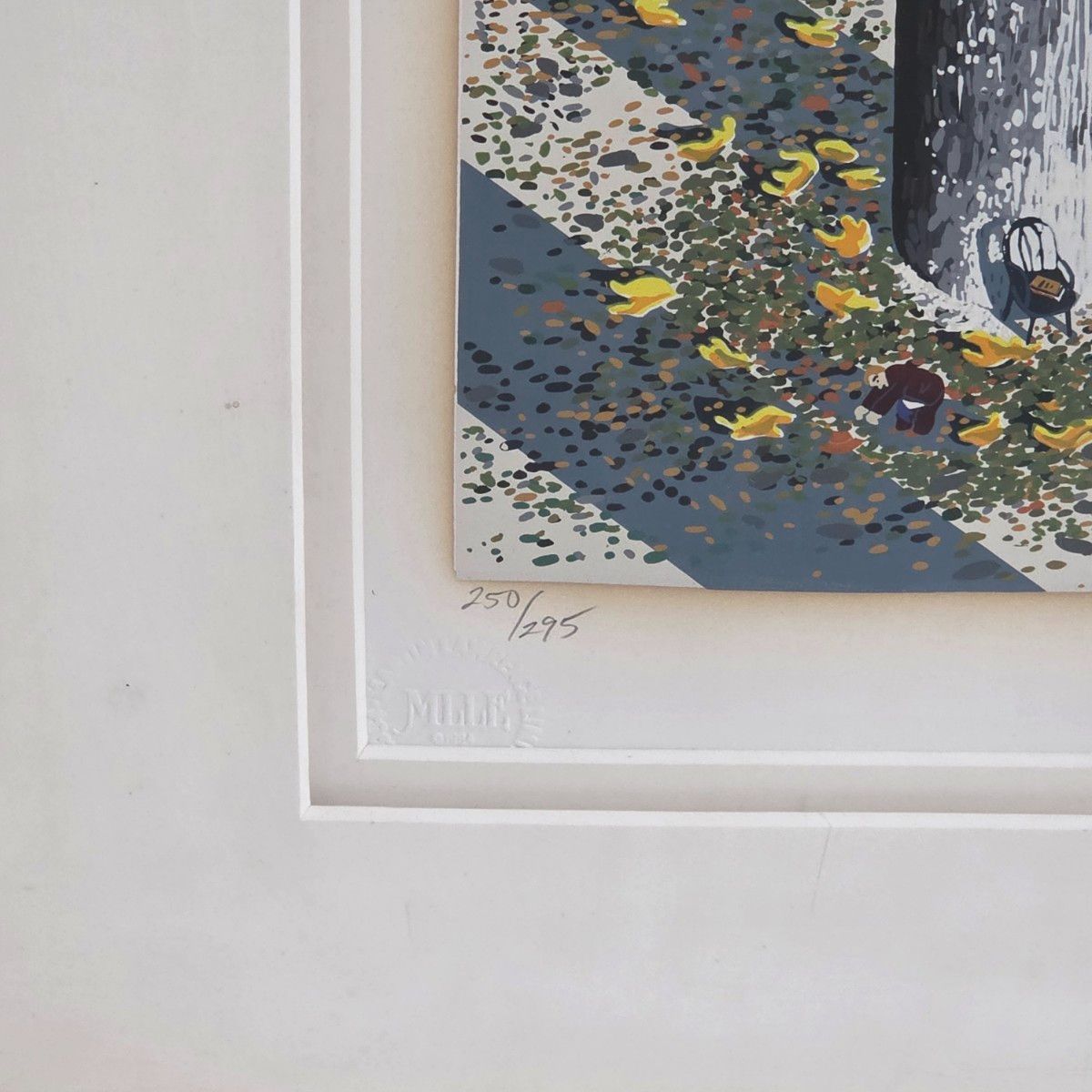 ヒロ・ヤマガタ 即興詩人 シルクスクリーン 版画 250/295 限定 額装