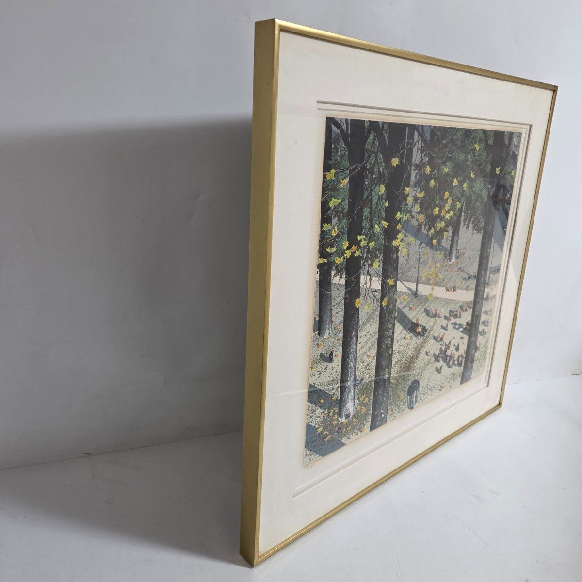 ヒロ・ヤマガタ 即興詩人 シルクスクリーン 版画 250/295 限定 額装