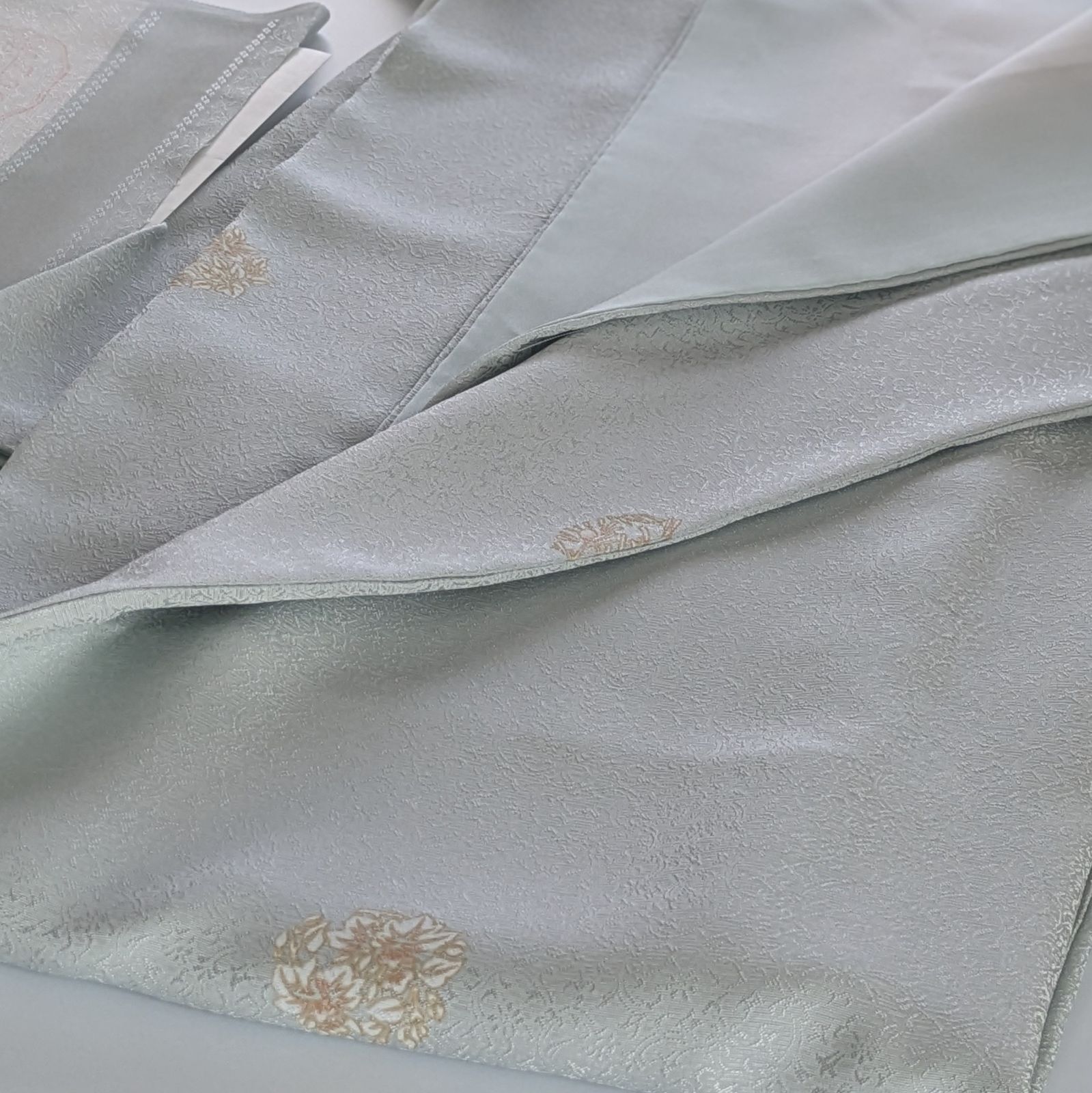 シュトラウス衣正絹友禅染め小紋更紗地紋高額