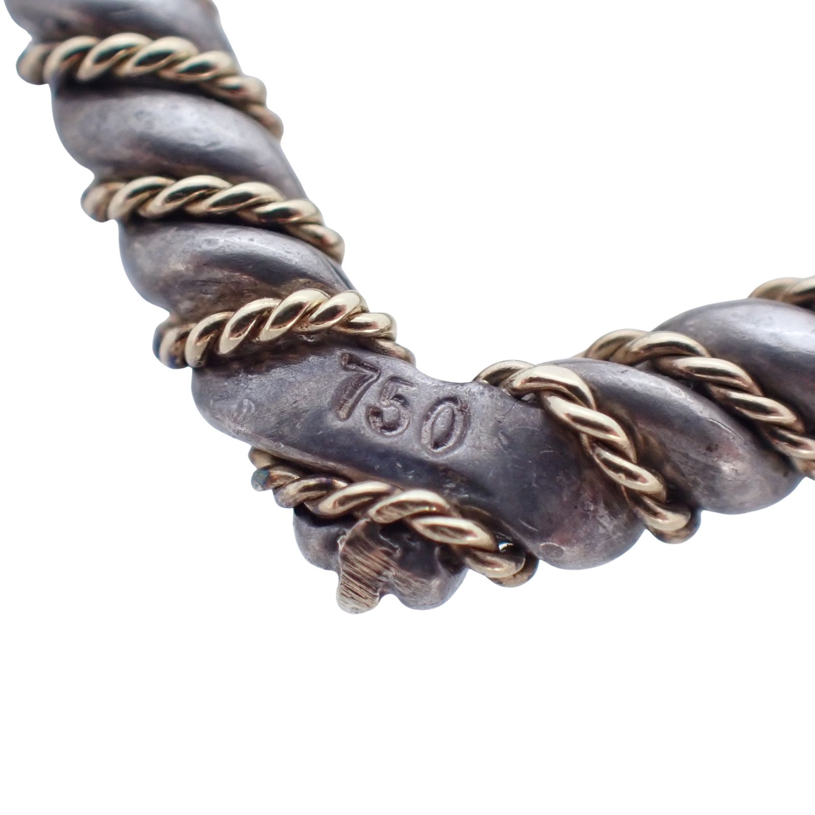 ティファニー ツイスト ハート コンビ K18 Sv925 レディース