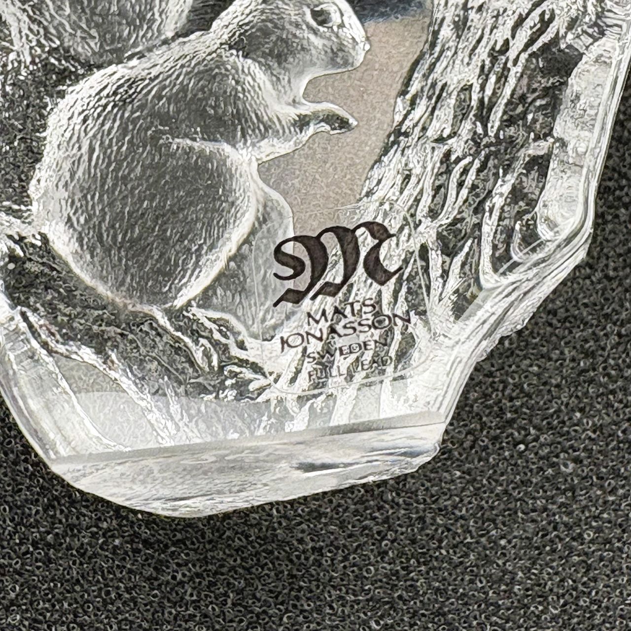 美品】 Mats Jonasson（マッツ・ジョナサン）クリスタルガラス