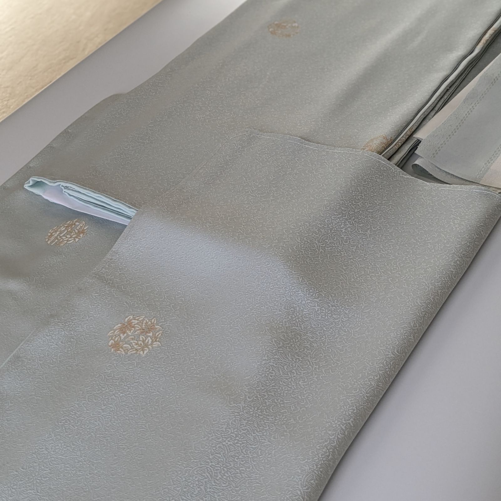  シュトラウス衣正絹友禅染め小紋更紗地紋高額 小紋 着物