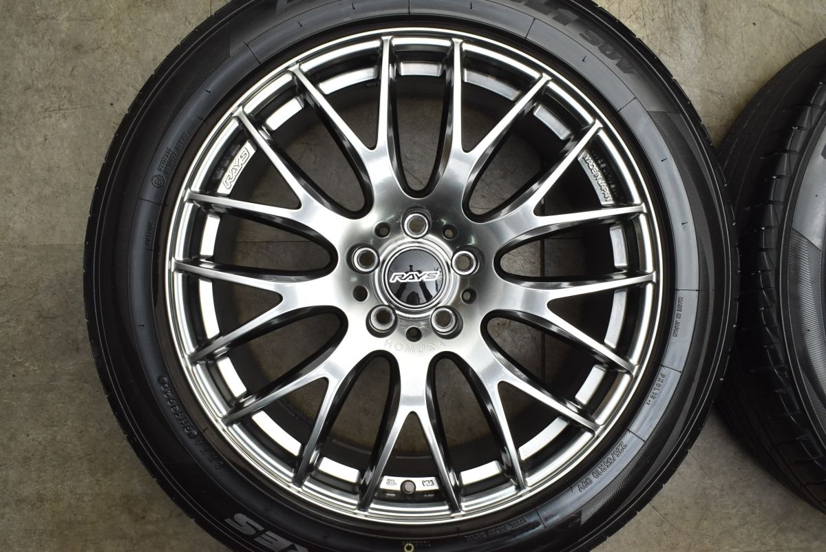 カスタム用に】RAYS HOMURA 2x9PLUS 19in 8J +45 PCD114.3 トーヨー