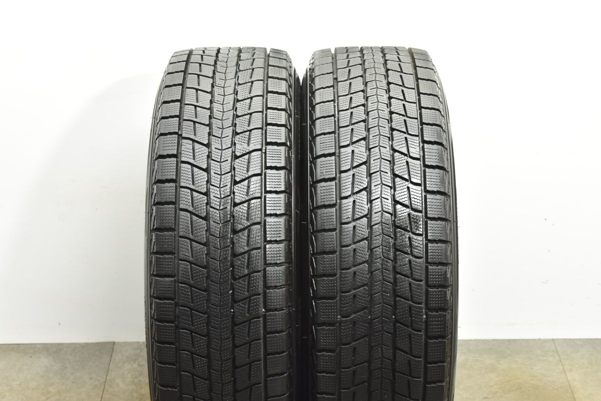  バリ溝 スバル XV 18 in 7 J 55 PCD 100 ダンロップ ウィンターマックス SJ 8 225 60 R フォレスター 流用 スタッドレス 18インチ タイヤ ホイールセット