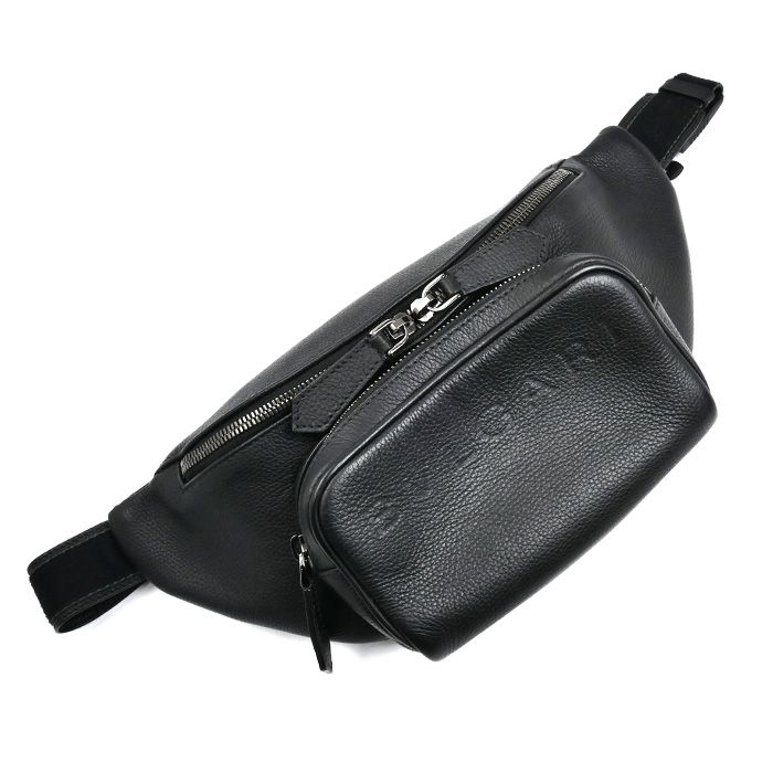 BVLGARI ブルガリ マン ボディバッグ ブラック 291935 メンズ