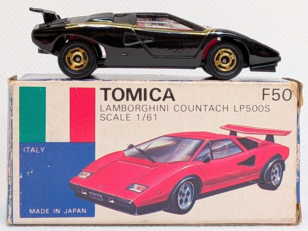 TOMY 外国車シリーズ トミカ ランボルギーニ カウンタックLP500S/黒/金