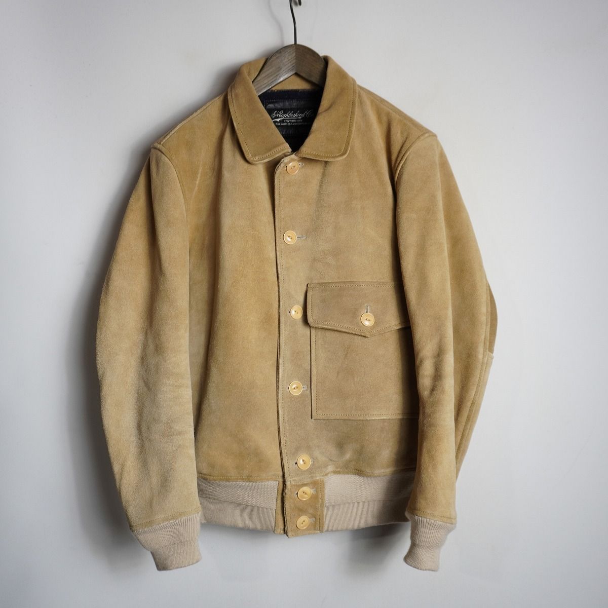 NEIGHBORHOOD ネイバーフッド レザー ジャケット 山羊革 ゴートスキン 