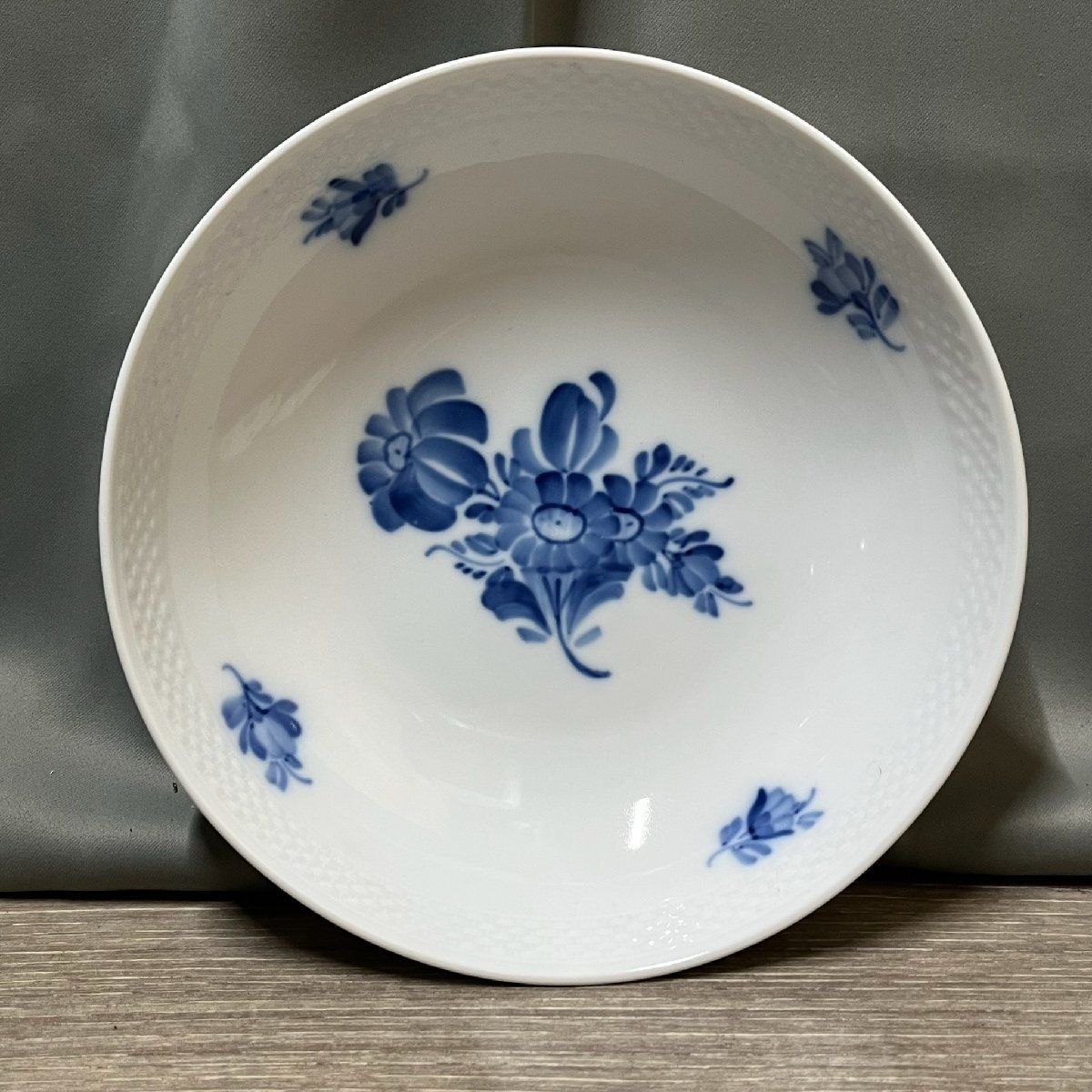 X679 ロイヤルコペンハーゲン ブルーフラワー 619 ボウル皿、プレート2