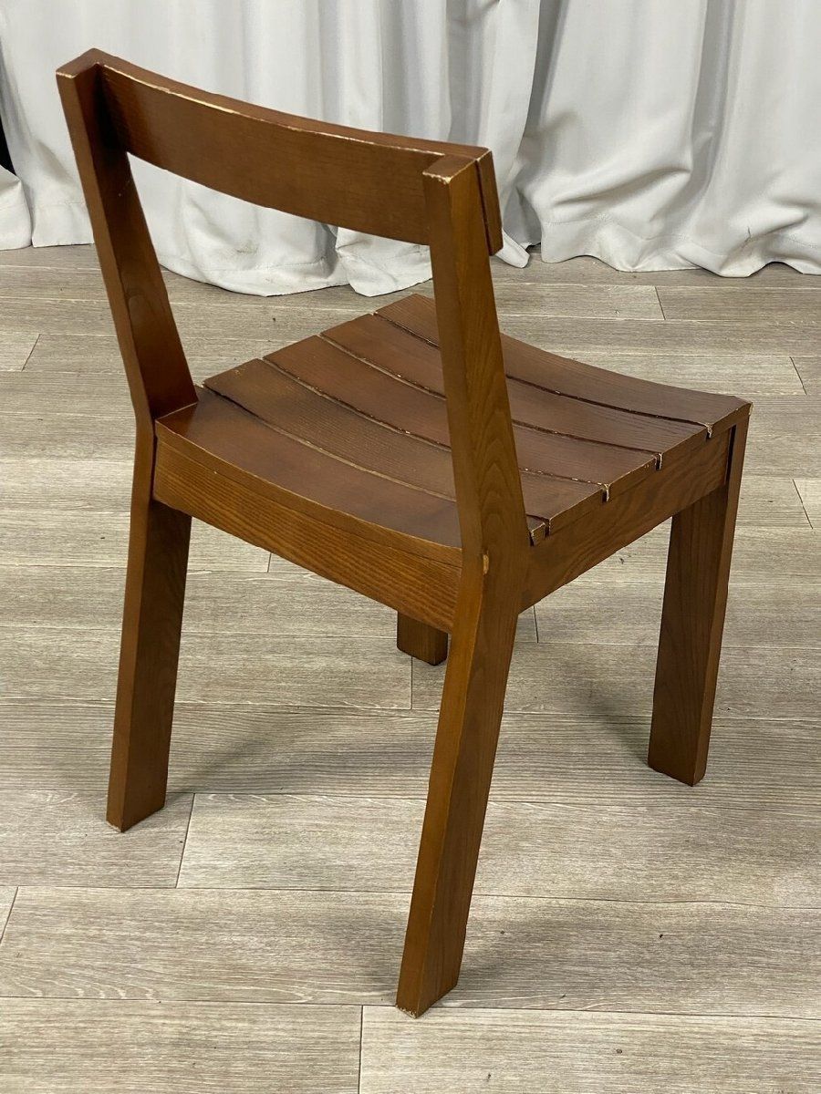 在庫2脚 ウニコ ストラーダ イクス ダイニングチェア 椅子 タモ 1脚 GV26 ウニコ ストラーダ エックス アッシュ材 ダイニング チェア2脚