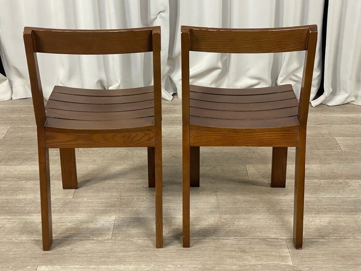 GV27 ウニコ ストラーダ エックス アッシュ材 ダイニング チェア2脚