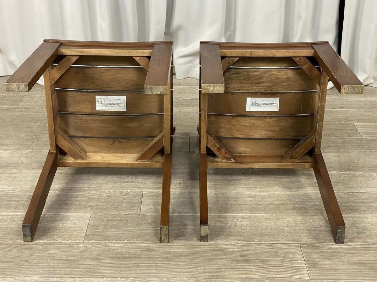 GV26 ウニコ ストラーダ エックス アッシュ材 ダイニング チェア2脚