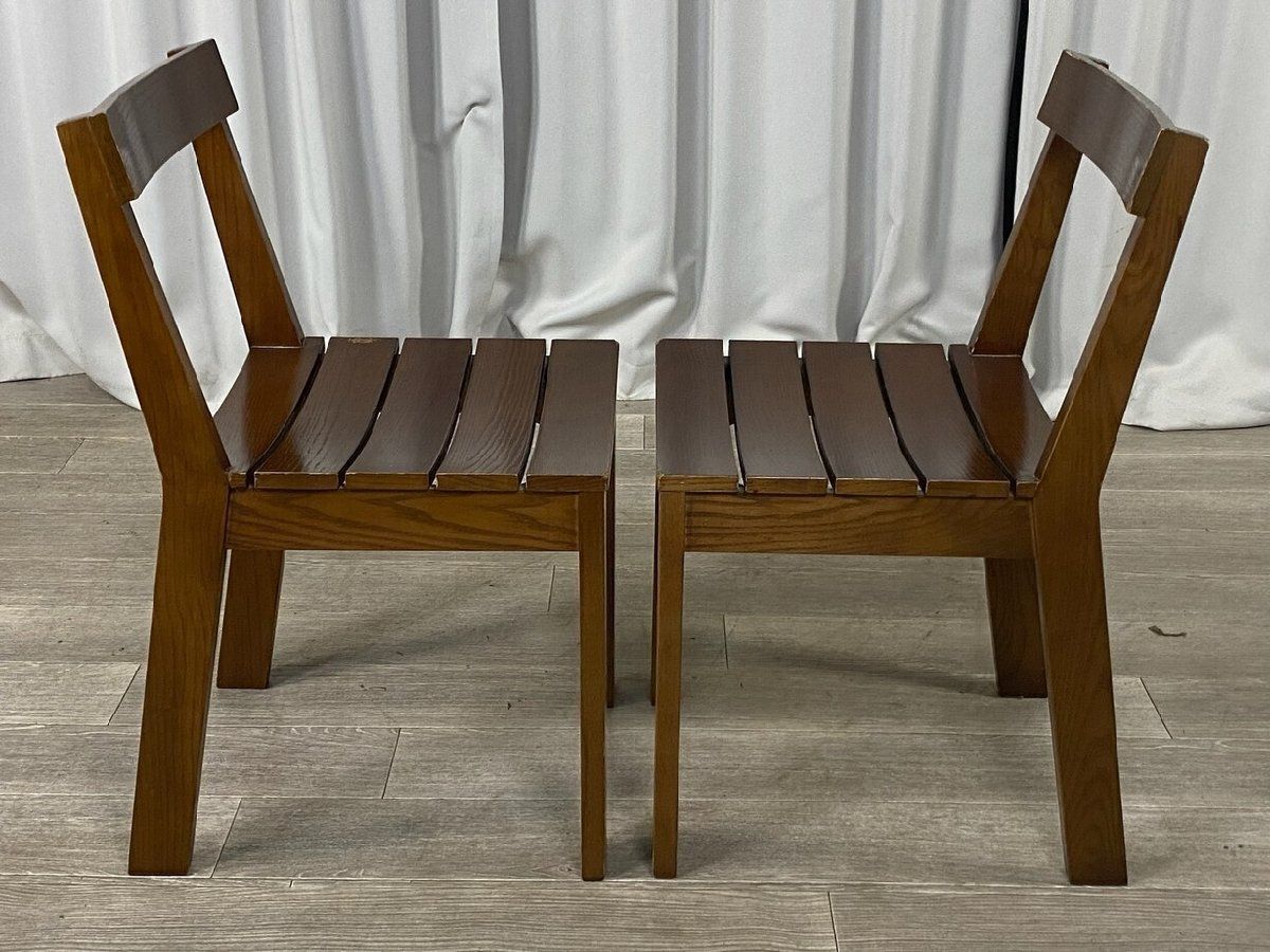 GV27 ウニコ ストラーダ エックス アッシュ材 ダイニング チェア2脚