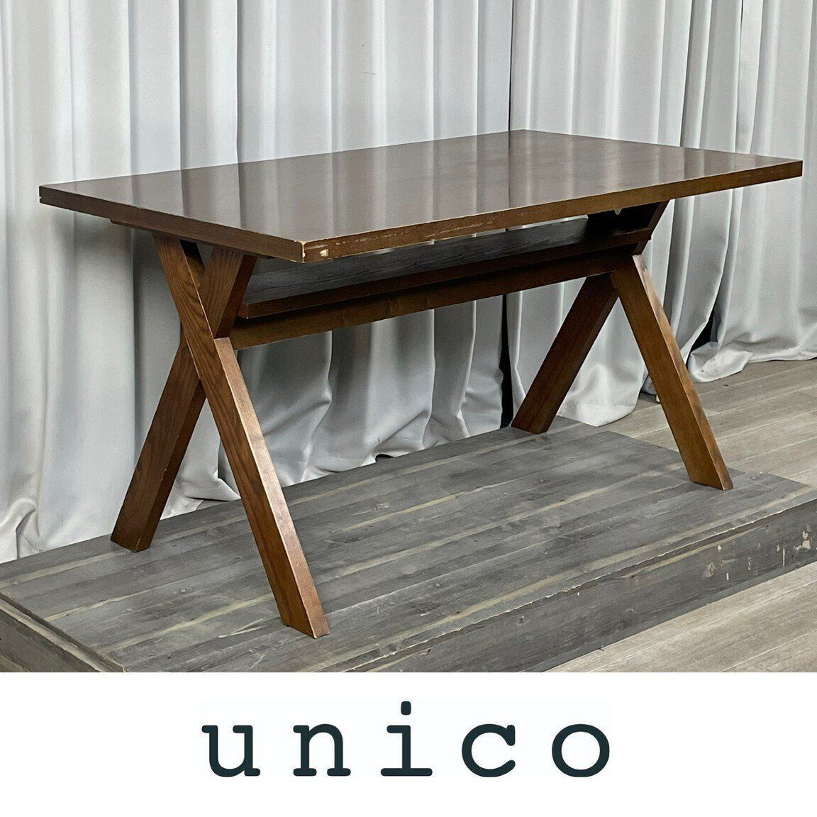 GV25 ウニコ ストラーダ エックス アッシュ材 4人掛け ダイニング