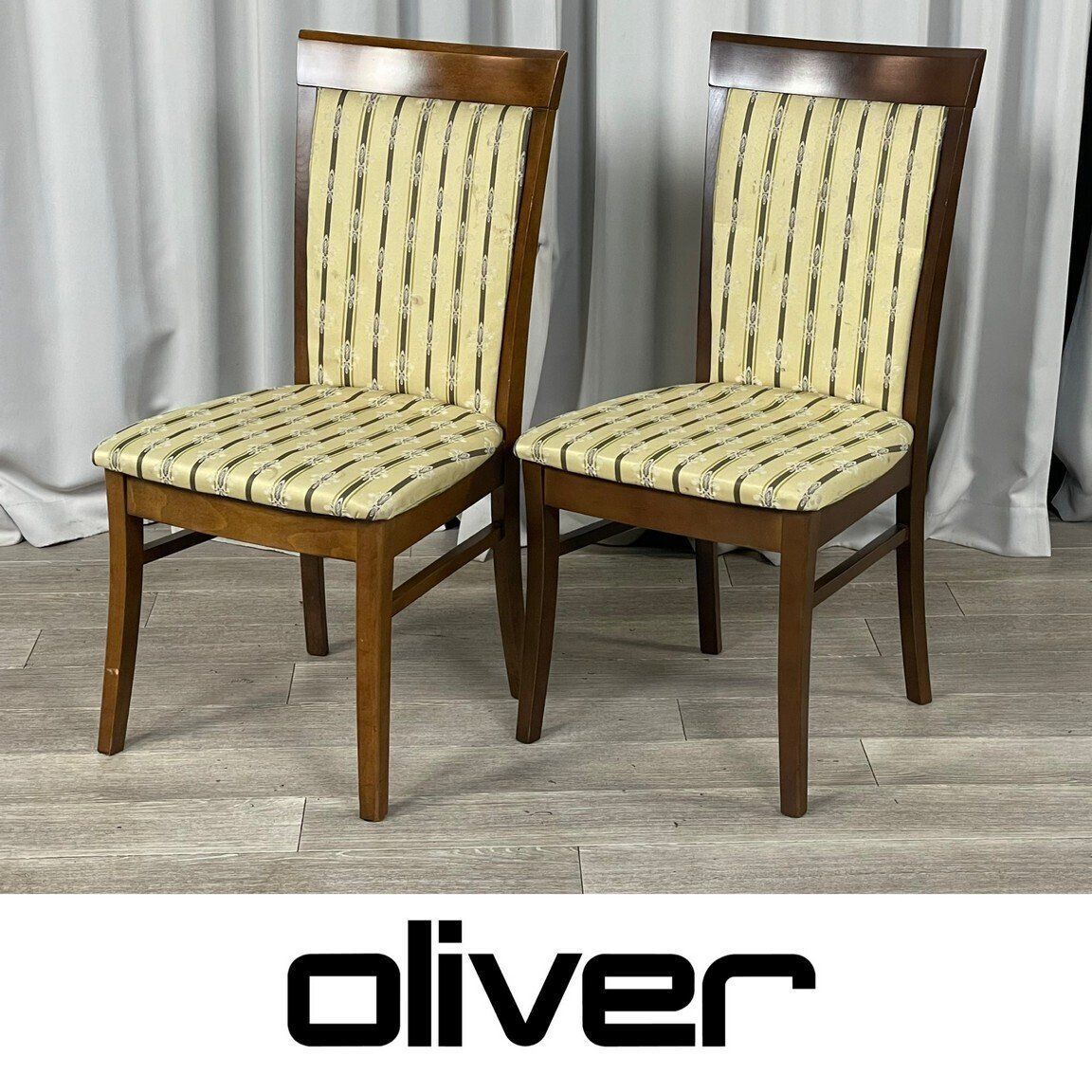 GU98 オリバー クラシック調 ダイニング チェア 2脚セット/神奈川県