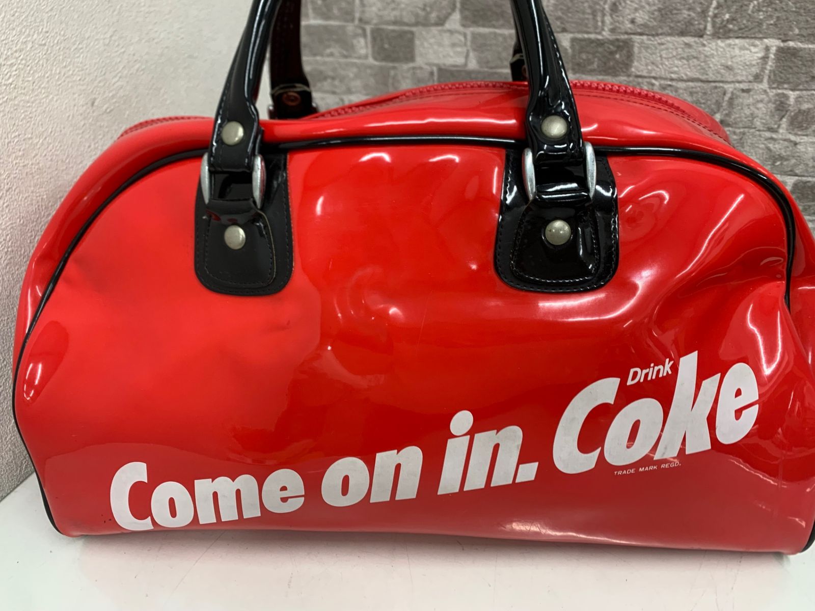 Coca-Cola ボストンバッグ エナメルスポーツバッグ ヴィンテージ 2025