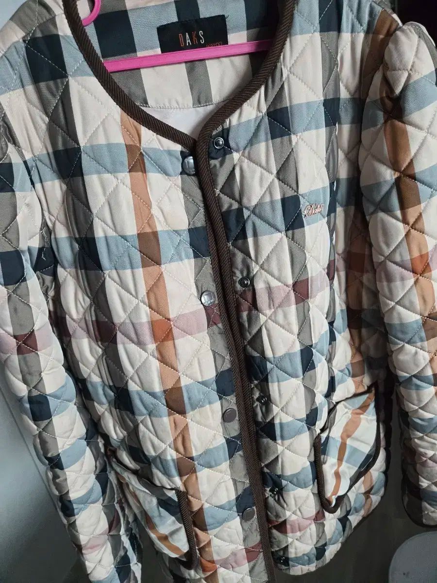 ダックス キッズ チェック キルティング ジャケット