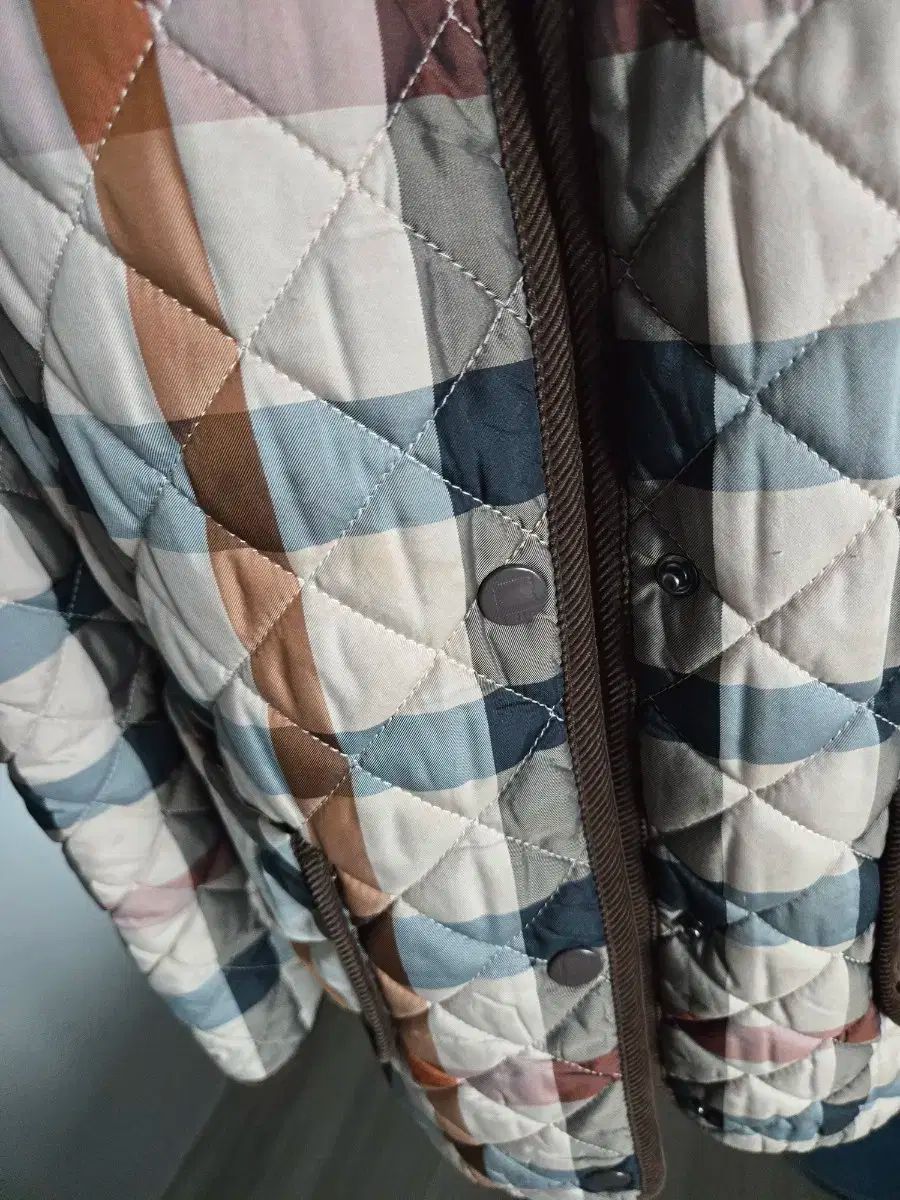 ダックス キッズ チェック キルティング ジャケット