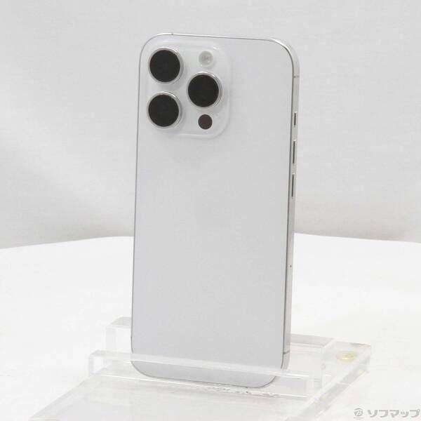 中古品〕 iPhone16 Pro 256GB ホワイトチタニウム MYN13J／A SIMフリー