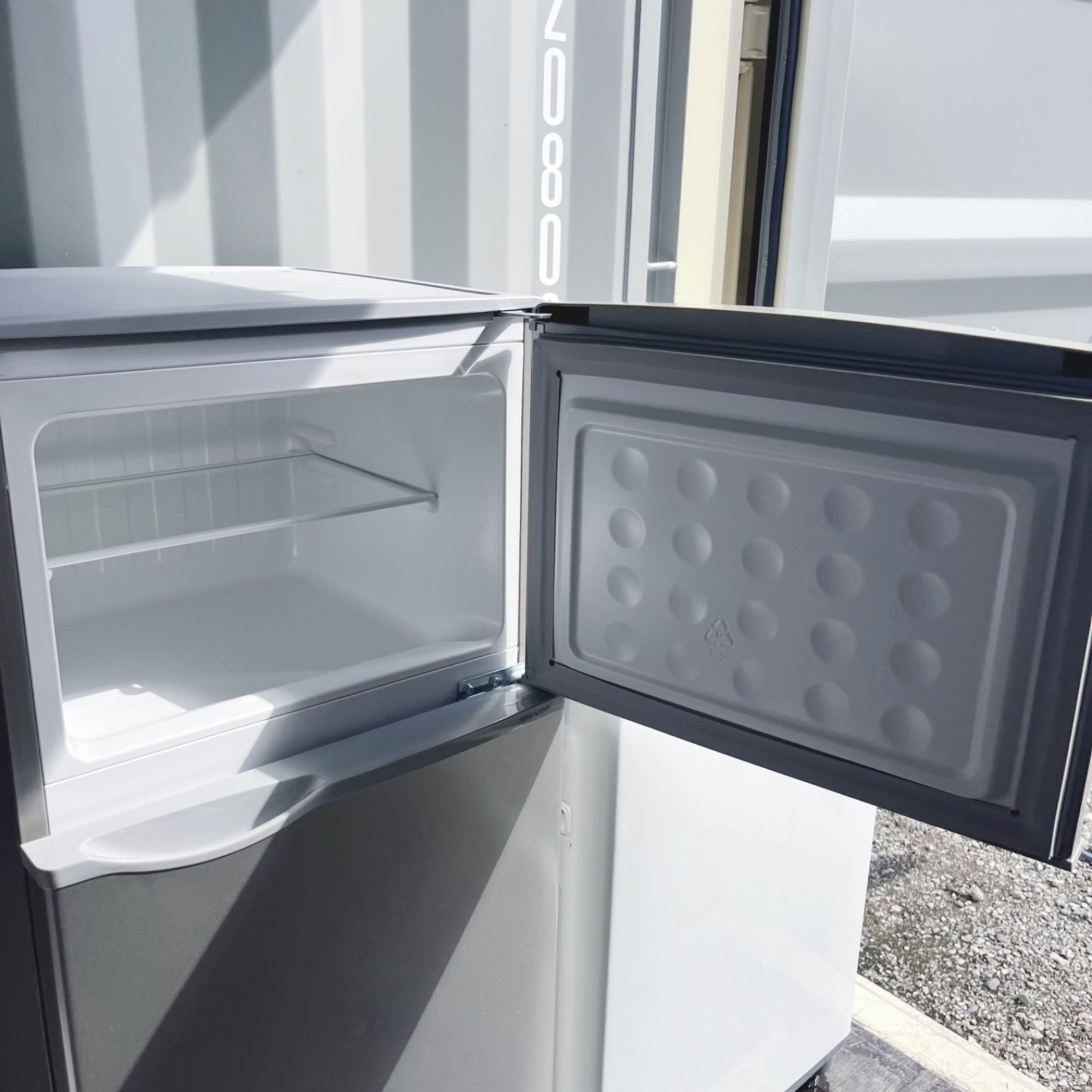 202取付無料！新生活応援 SHARPシルバー冷蔵庫おしゃれホワイト洗濯機