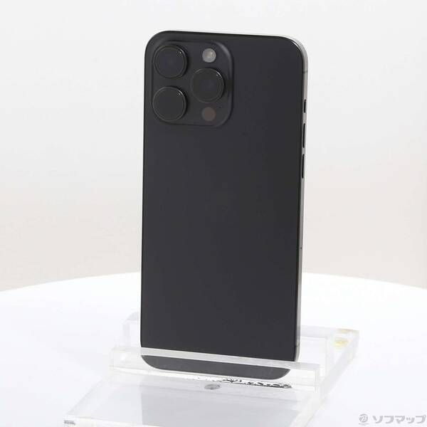 〔中古品〕 iPhone15 Pro Max 1TB ブラックチタニウム MU6Y3J／A SIMフリー【262】