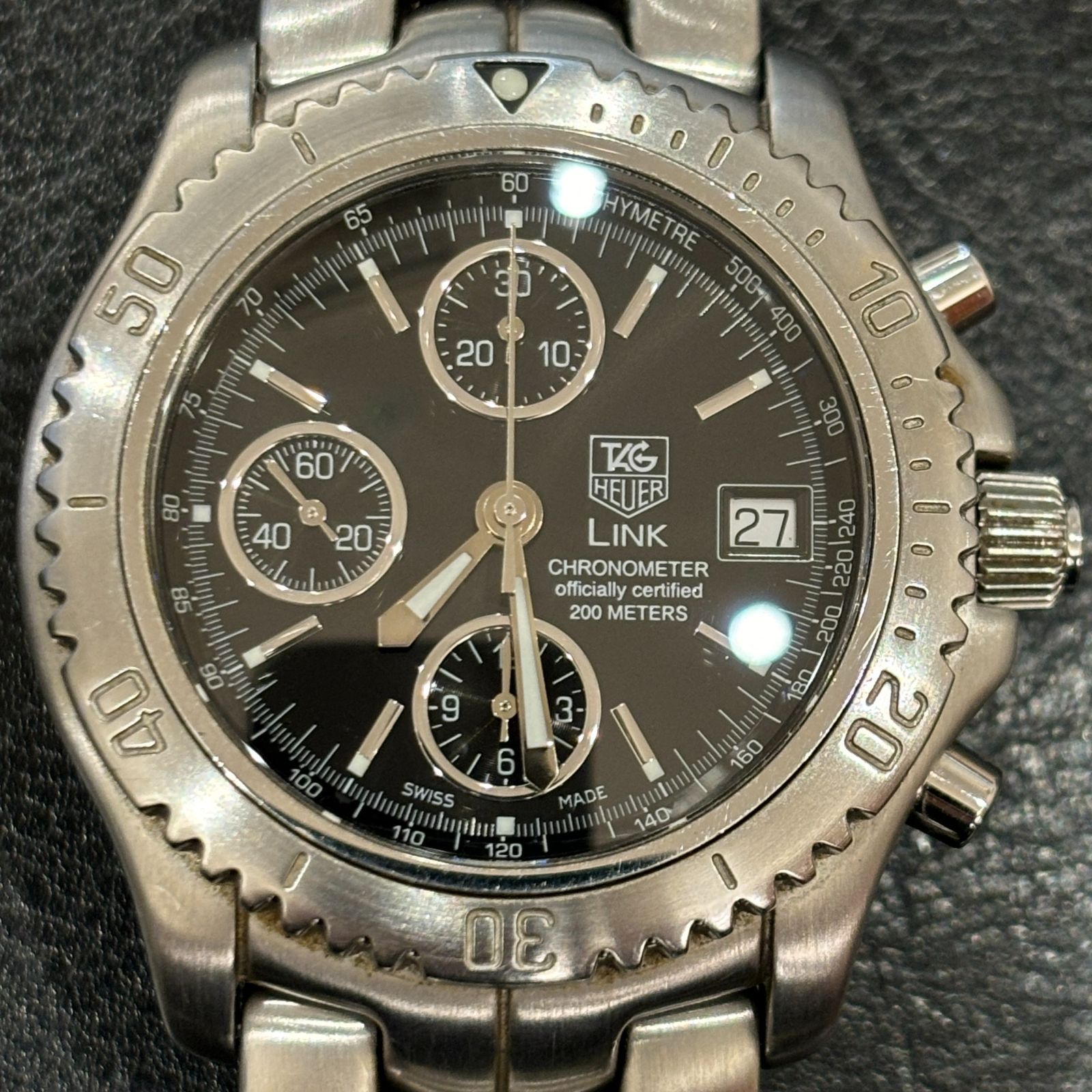 ΩNA4866 大人気! TAG Heuer タグホイヤー CT5111 LINK リンク クロノ