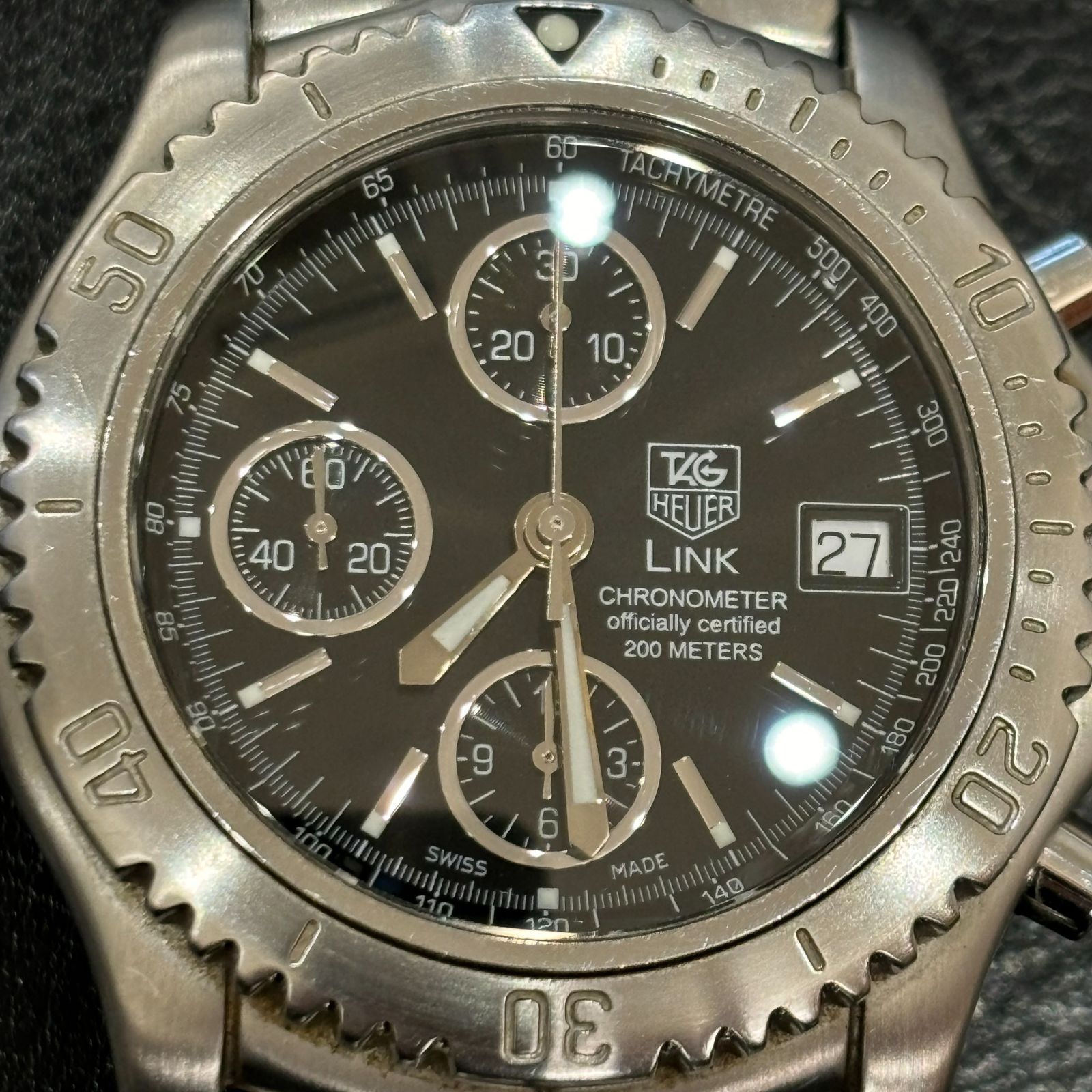 ΩNA4866 大人気! TAG Heuer タグホイヤー CT5111 LINK リンク クロノ