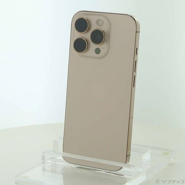 中古品〕 iPhone16 Pro 256GB デザートチタニウム MYN23J／A SIMフリー