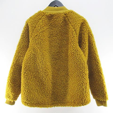 パタゴニア Patagonia ボア フリース ジャケット XXL 黄系 イエロー リブ スナップボタン 裏地 キッズ 子供服
