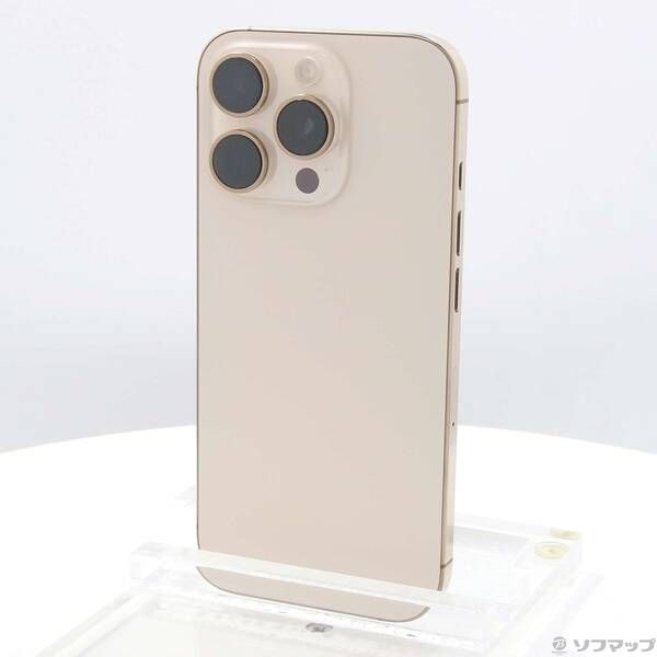 中古品〕 iPhone16 Pro 256GB デザートチタニウム MYN23J／A SIMフリー