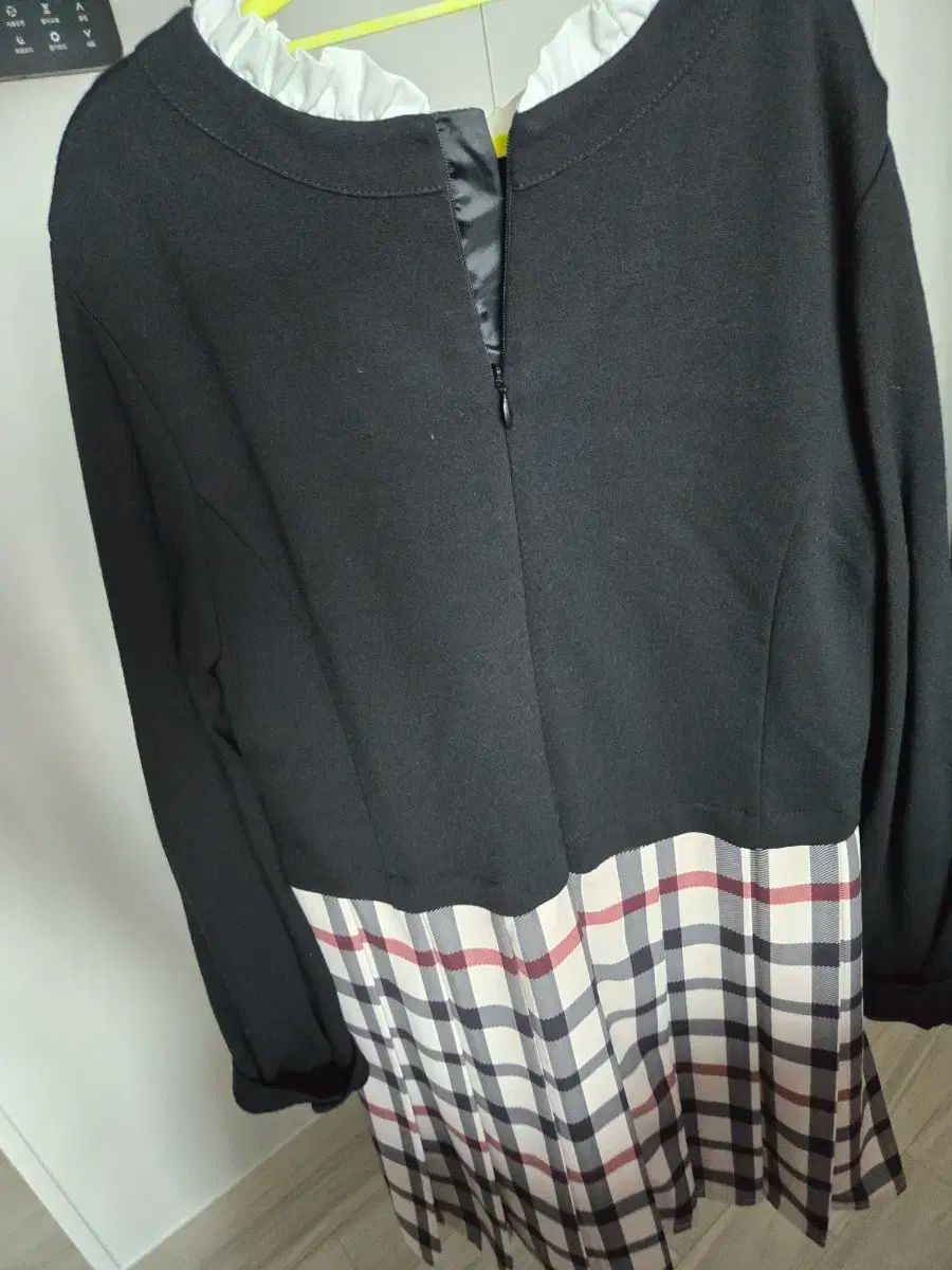 ダックス キッズ CHECK MIX ブラック LONG ONE PIECE