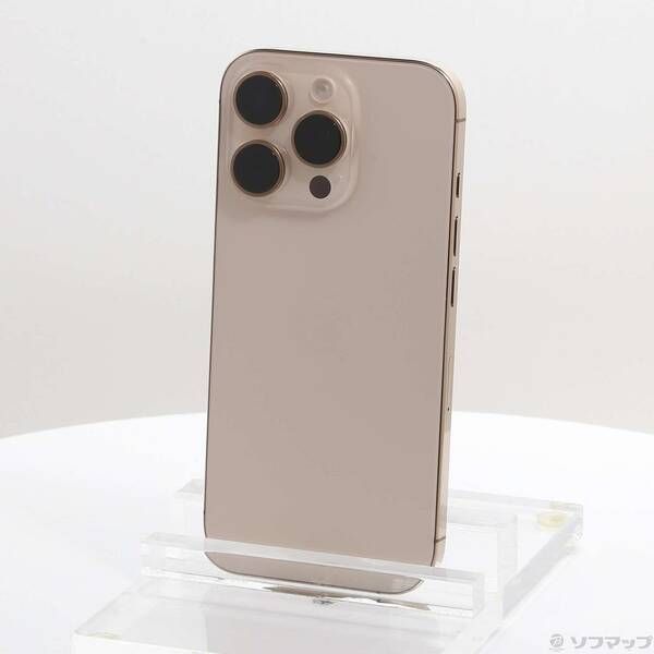 中古品〕 iPhone16 Pro 256GB デザートチタニウム MYN23J／A SIMフリー