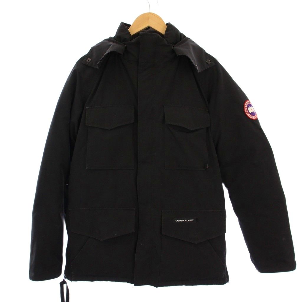 カナダグース CANADA GOOSE ダウンジャケット ジップアップ フード M ブラック 4078 JM BM