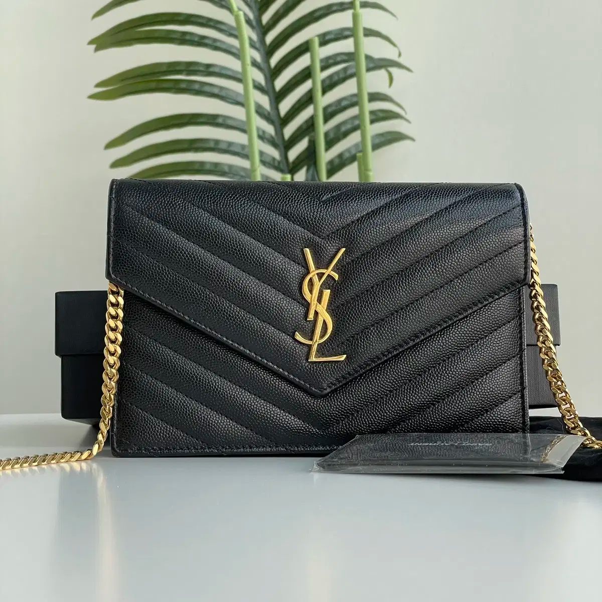 サンローラン ENVELOPE エンベロープ チェーン クロスバック