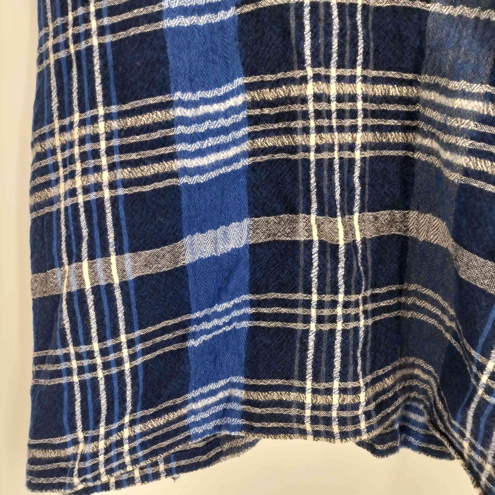 コットンハウスアヤ Cotton House Aya チェック ウール ノースリーブ